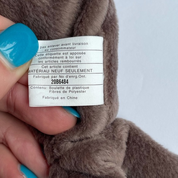 TY Beanie Babie "Jolly" Extremely RARE with Two Tush Tags! Dual US & Canadian - Picture 7 of 12